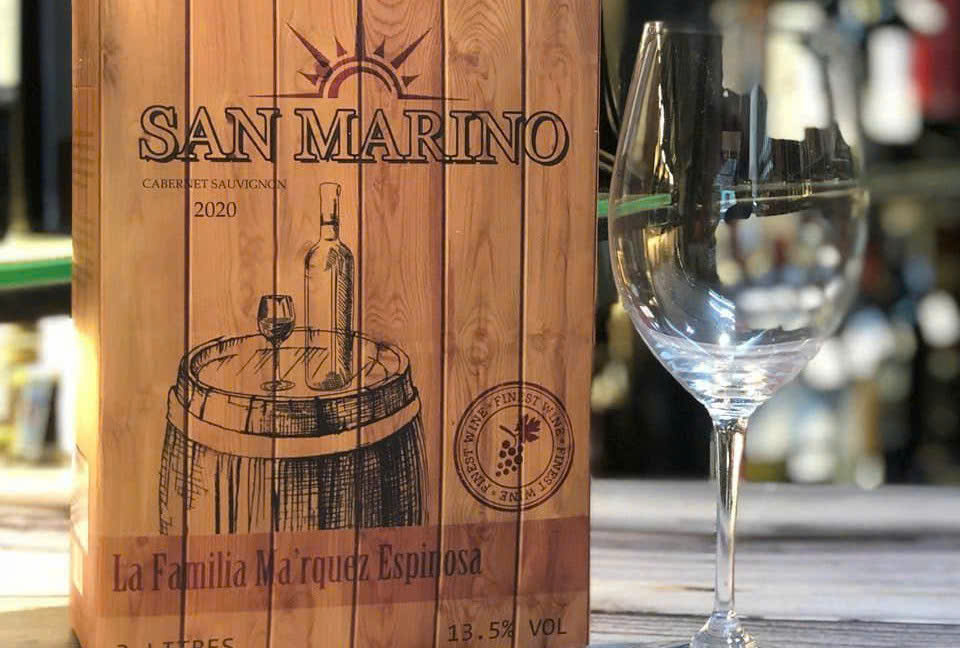 Thuong thuc san marino cabernet sauvignon 3 lit