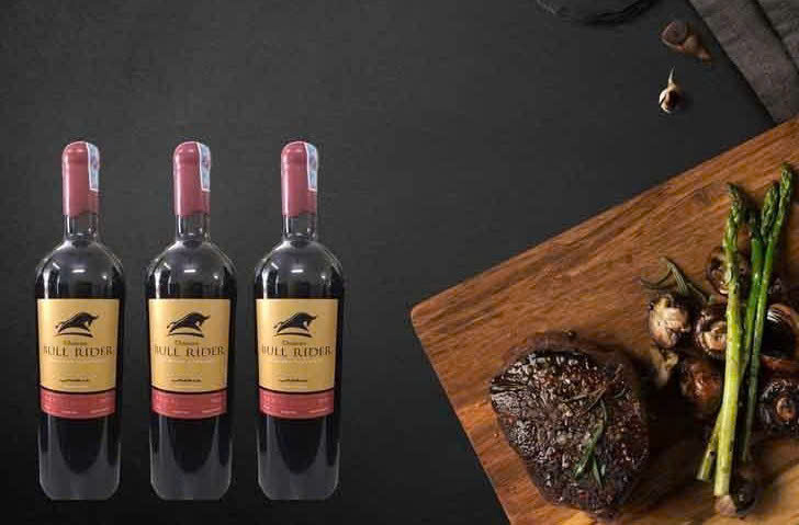 Thuong thuc vang Chateau Bull Rider Icon Wine