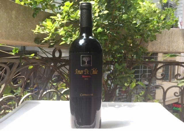 Trung bay Amor reserva carmenere 750ml 14 do
