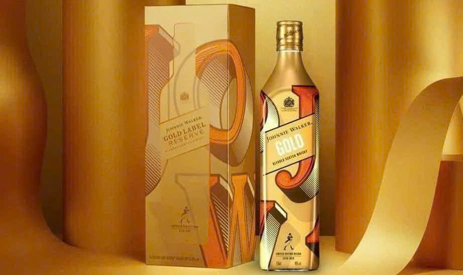 Trung bay Gold Icons 750 ml cua diageo