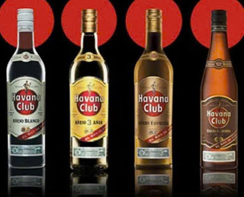 Trung bay Havana club trang vang nau