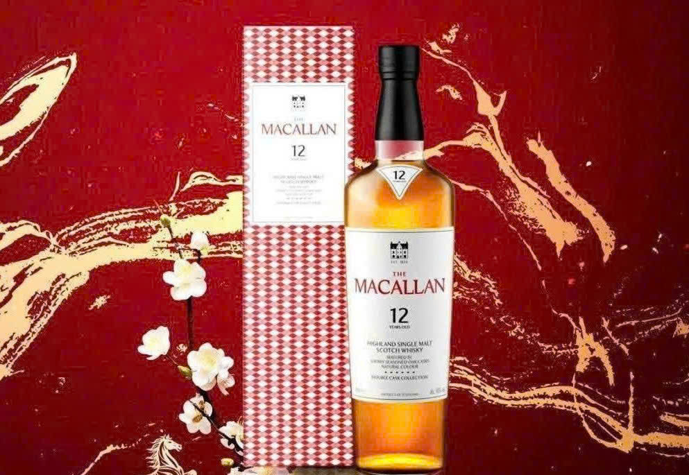 Trung bay Macallan 12 Double Cask 700ml