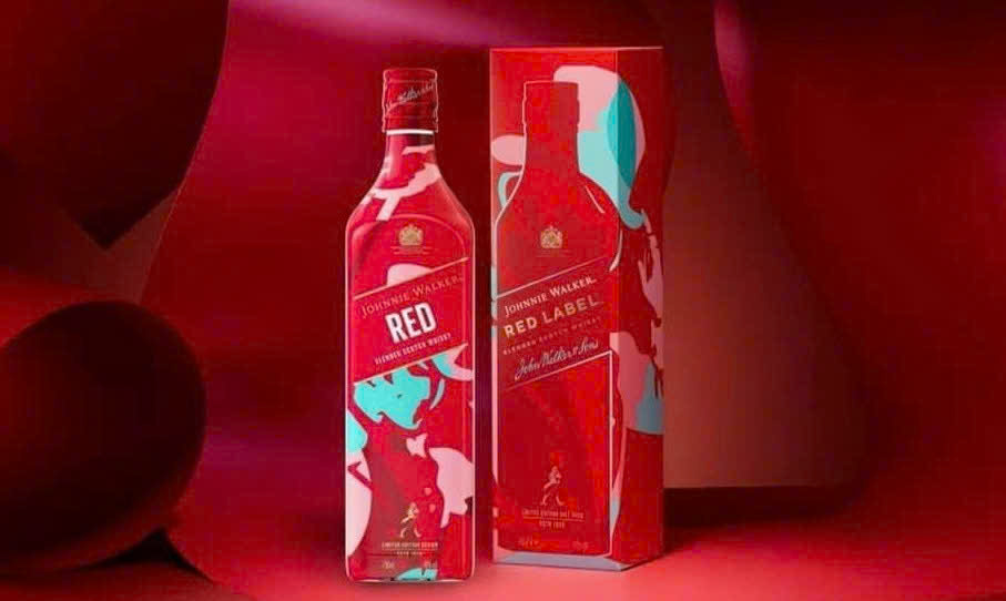 Trung bay Red label Icons 750ml 40 do