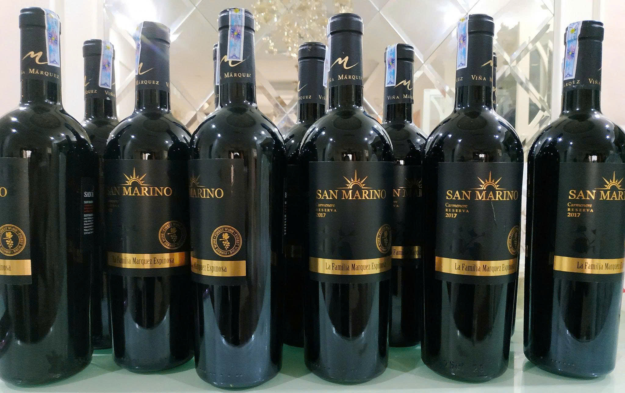 Trung bay San Marino Reserva Carmenere