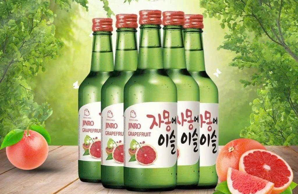 Trung bay Soju Buoi 360 ml