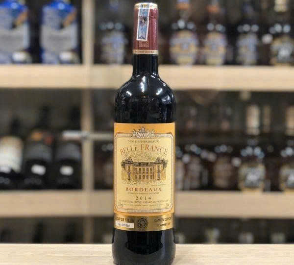 Trung bay Vang phap Belle France Bordeaux red 750 ml
