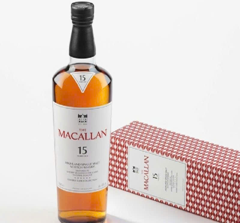 Trung bay mau Macallan 15 Year Old Double Cask