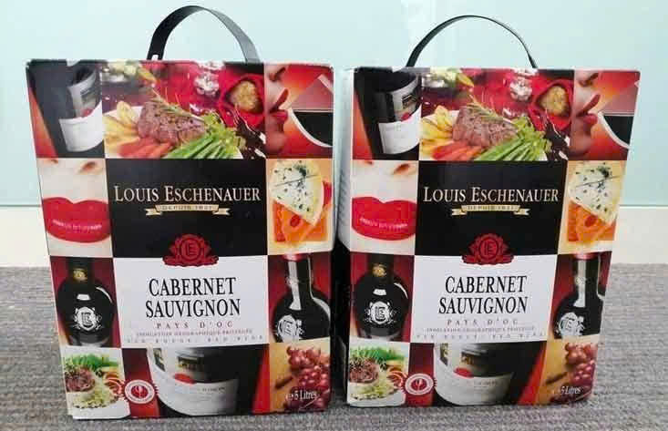 Trung bay vang phap Louis hop 3Lit do