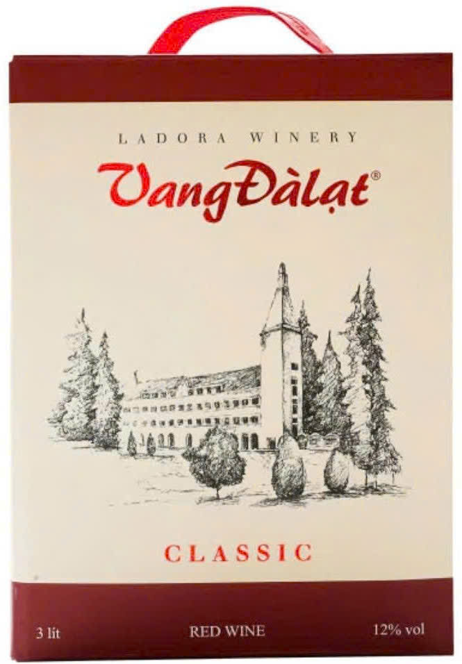 Vang Da Lat Do 3 Lit Ladofoods gia re