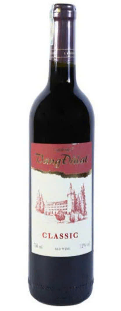 Vang Da lat Classic Red Do 750ml gia re