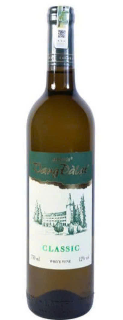 Vang Da lat Classic White trang 750ml gia re