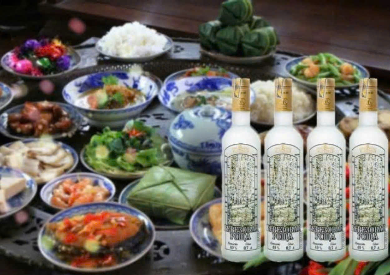 dung chuan vi voi Vodka Bach duong 1lit