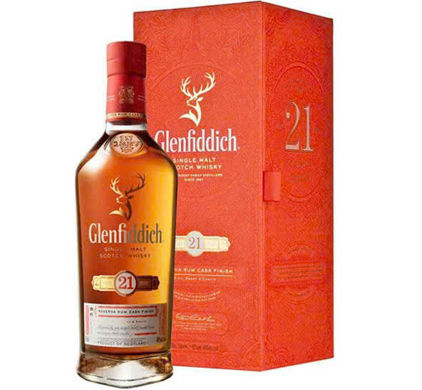 glenfiddich 21 rum cask finish gia re