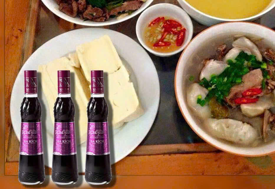 ngon hon voi ruou ba kich rom vang 500ml