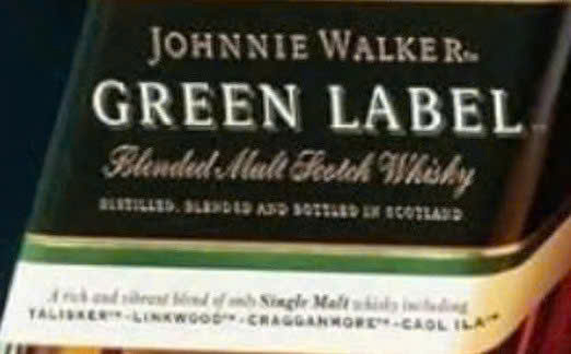 nhan hieu Johnnie Walker Green Label 750 ml