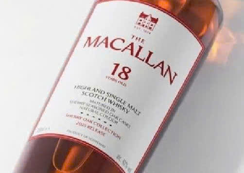 nhan hieu Macallan 18yo Sherry 2025 700 ml
