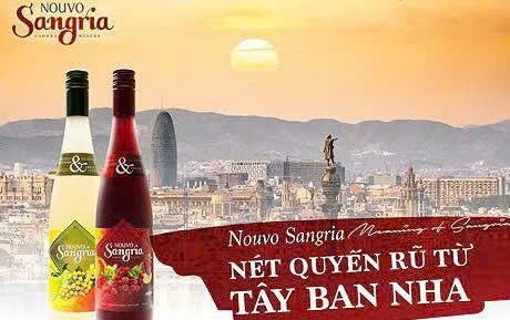 nouvo Sangria Do Trang 750ml den tu TBN