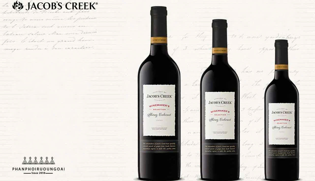 quang cao jacob creek shiraz cabernet