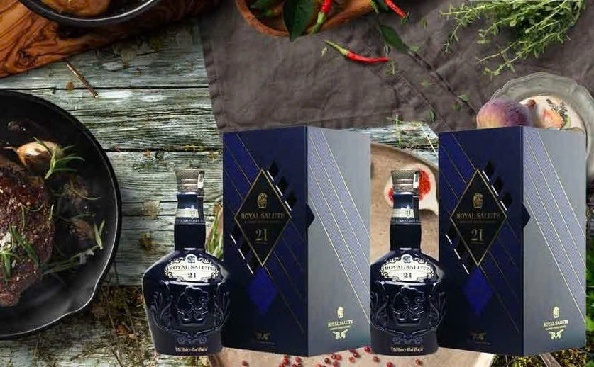 ruou chivas 21 YO va mon an ngon