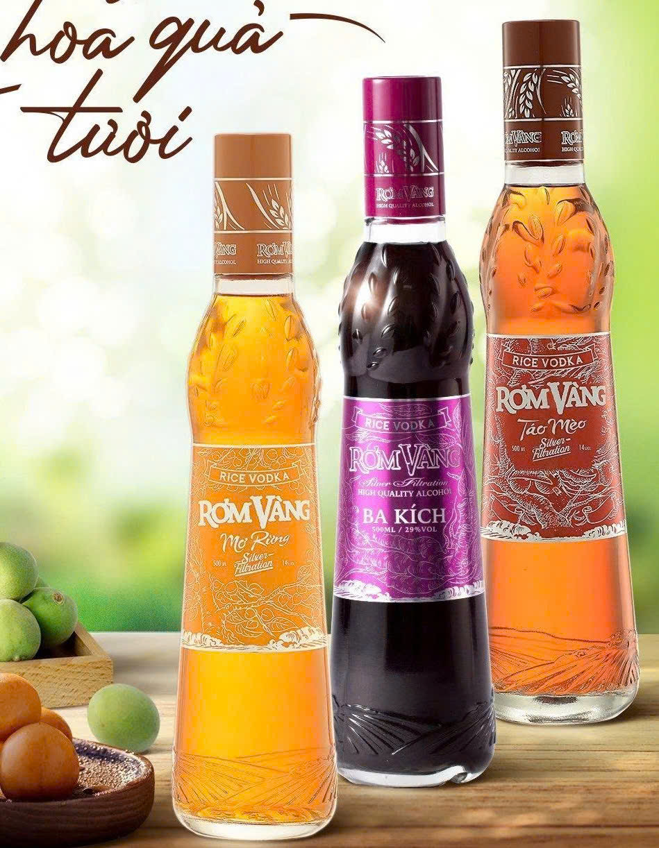 ruou rom vang tu trai cay tuoi