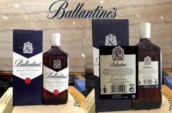 trung bay ballantines finest 3 Lit 40 do