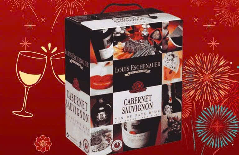 vang phap Louis Eschenauer Cabernet Sauvignon 5Lit gia re